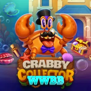 Interface do jogo Crabby Collector em um dispositivo móvel